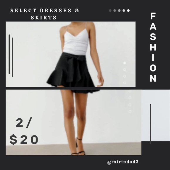 2/$20 Bcbgeneration  gunmetal mini skirt - Picture 4 of 4